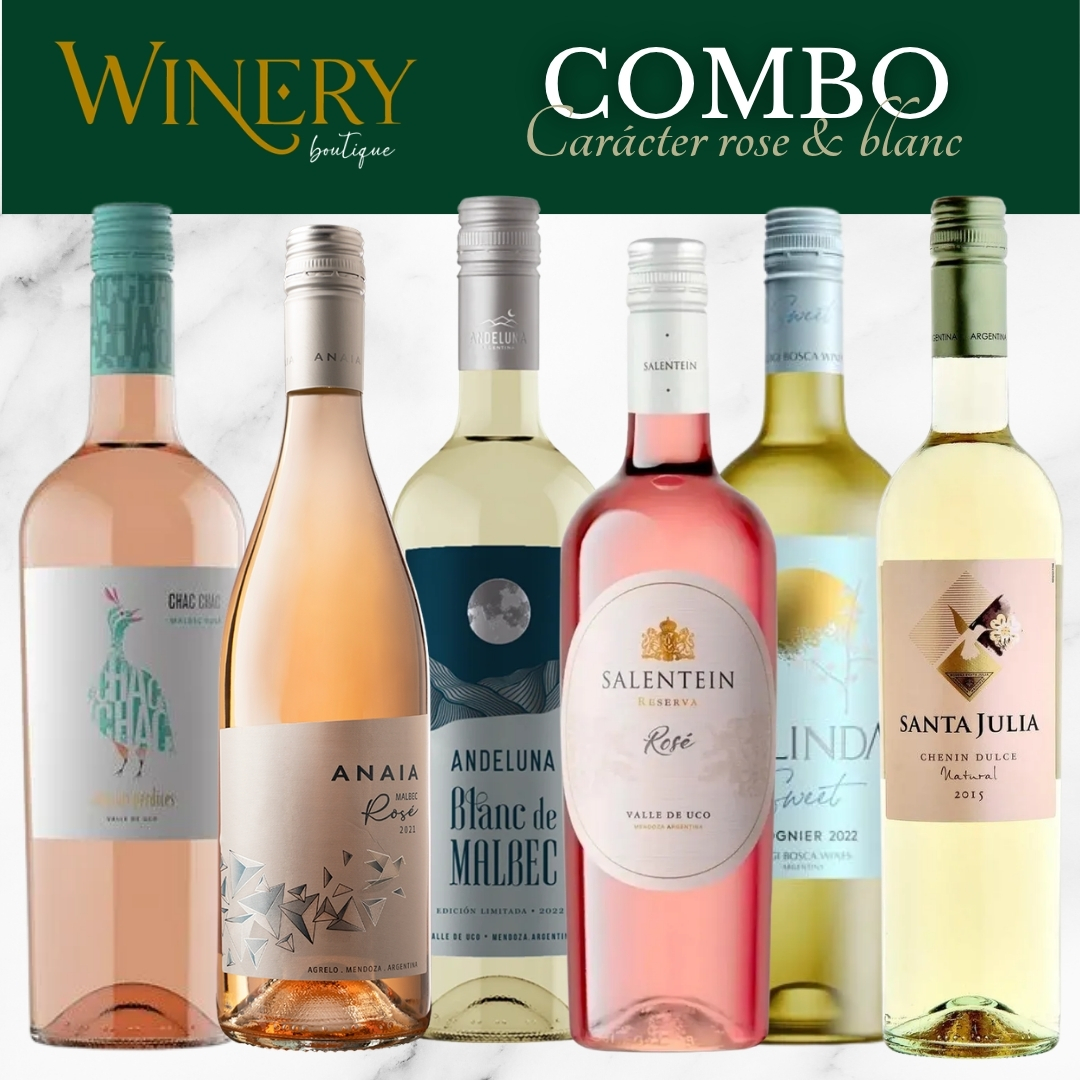 Combo blanc&rose Combo Caracter Rosé&Blanc - Imagen 1