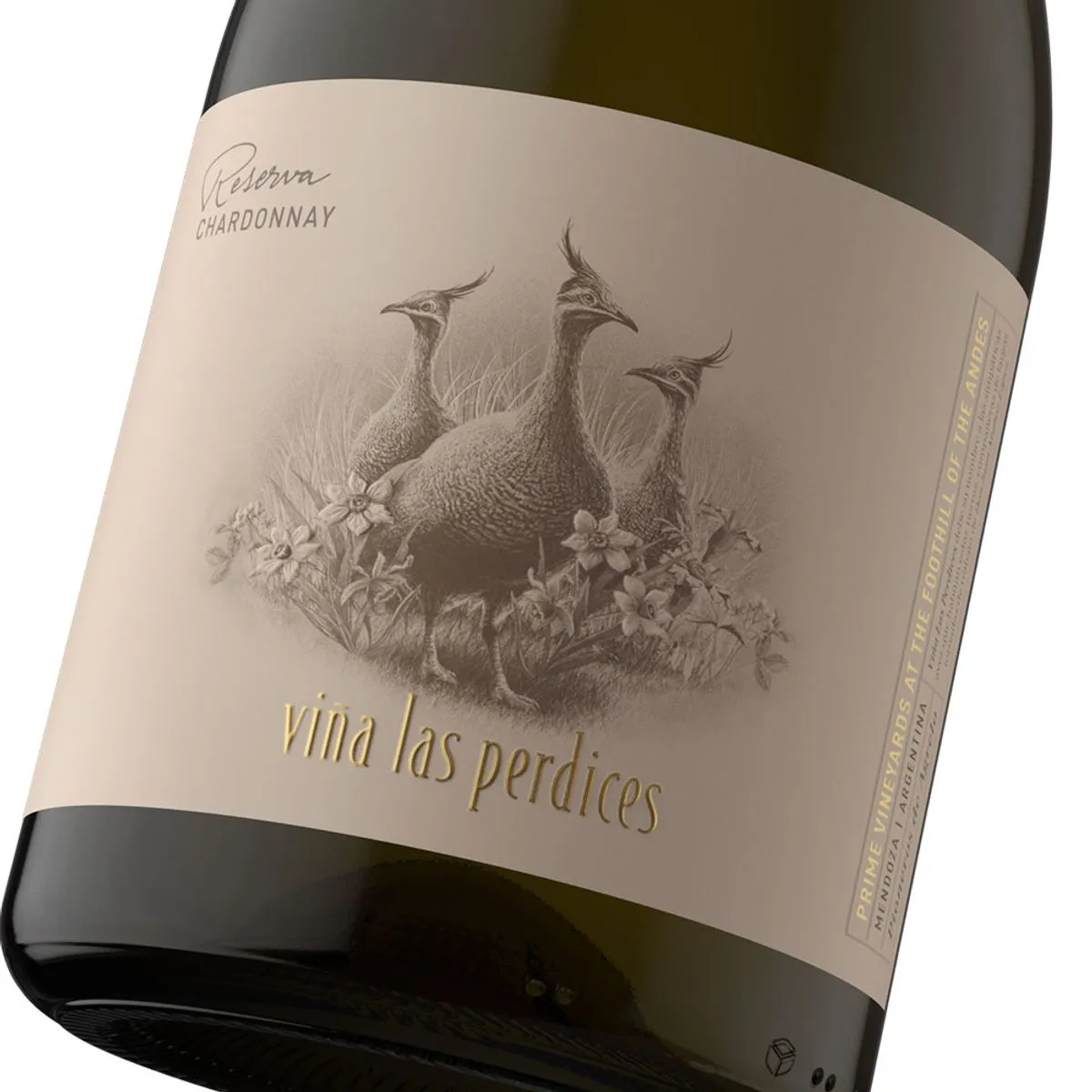 155799-1200-1200 Las Perdices Reserva Chardonnay x 750 ml.- - Imagen 1