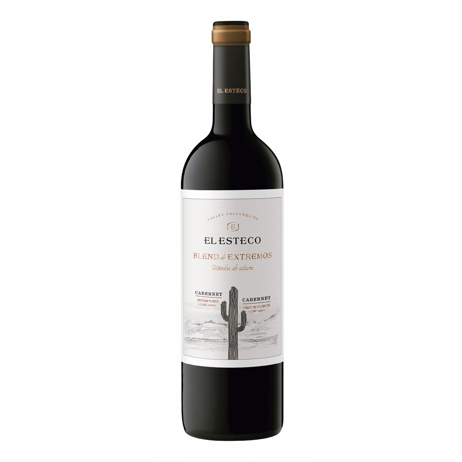 7790189043501 El Esteco Blend de Extremos – Cabernet Sauvignon (Cafayate & Chañar Punco) x 750 ml. - Imagen 1