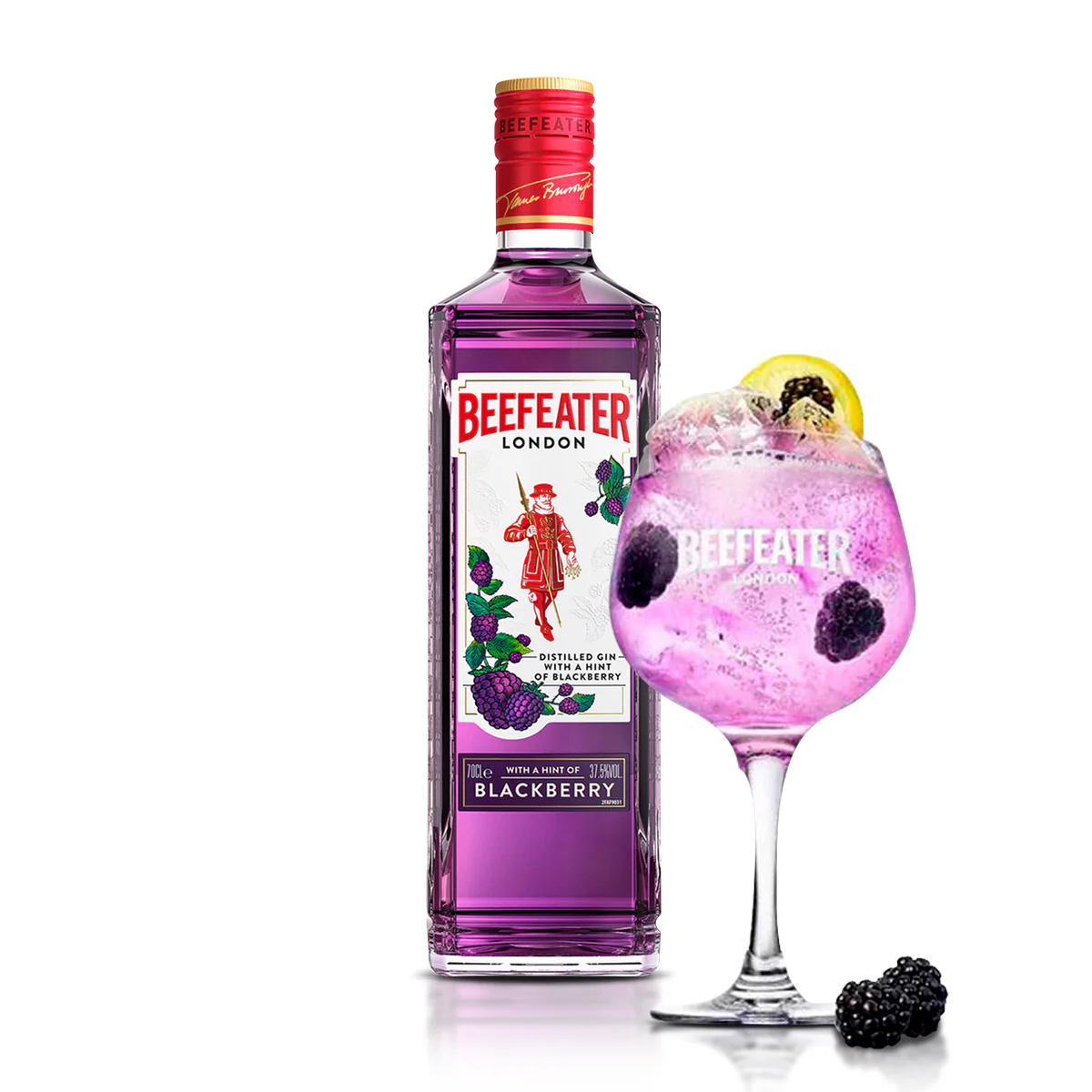 Gin beefeater Blacberry x 700 ml Gin Beefeater Blackberry 700 ml. - Imagen 1