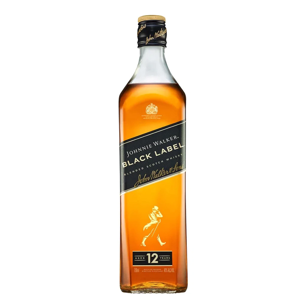 Jhonnie Walker Black Label x 750 ml Johnnie Walker Black Label 12 Year Old Blended Scotch Whisky ( 750 ml) - Imagen 1
