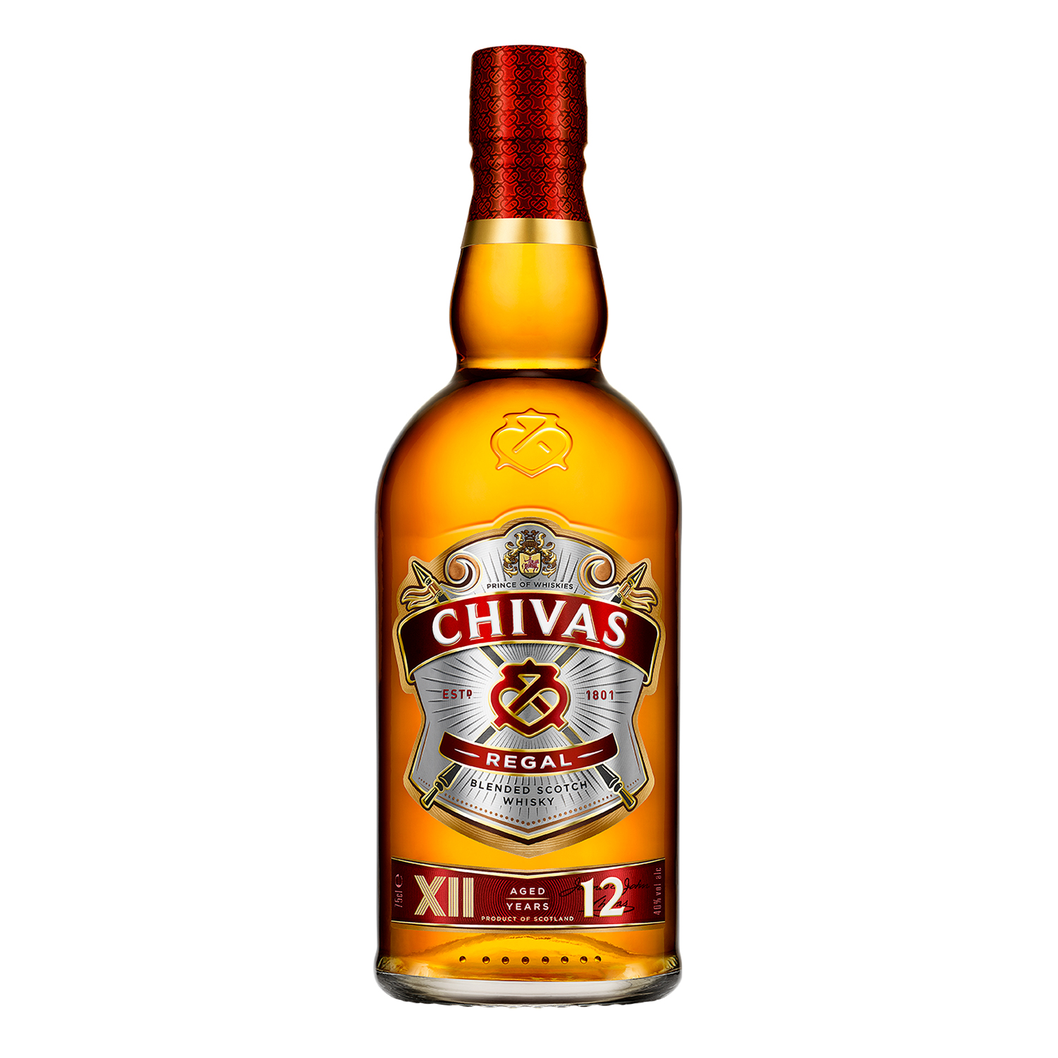Whisky Chivas 12 años x 700 ml Chivas Regal 12 Year Old Blended Scotch Whisky ( 700 ml) - Imagen 1