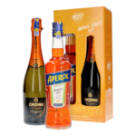 Estuche Aperol + Cinzano Pro Spiritz x 750 ml.
