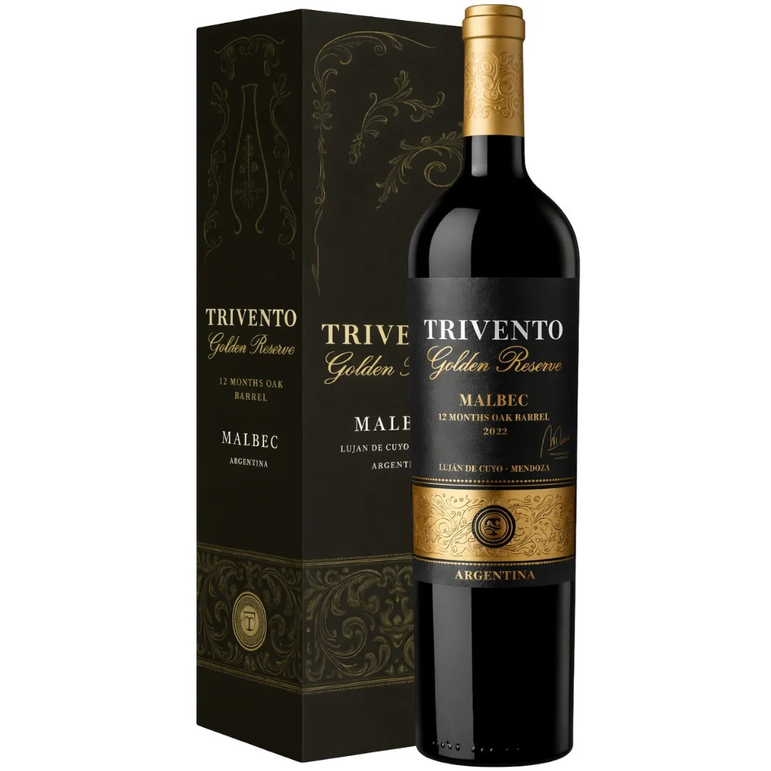 Vino-Trivento-Golden-Reserve-Malbec-con-Estuche Trivento Golden estuche Malbec x 750 ml. - Imagen 1