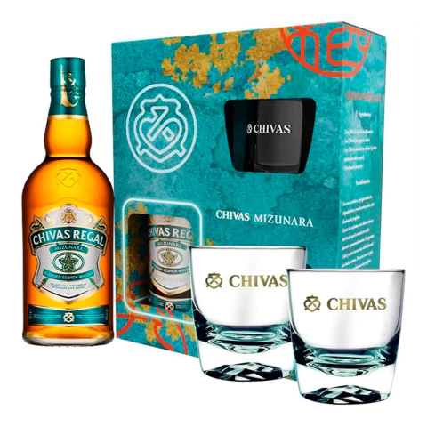 Whisky Chivas Mizunara Estuche + vaso x 700 ml Whisky Chivas Mizunara Estuche + Vaso x 700 ml - Imagen 1
