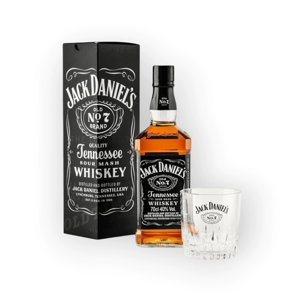 Whisky Jack Daniels Estuche x 700 ml + vaso Whisky Jack Daniels Estuche x 700 ml + vaso - Imagen 1